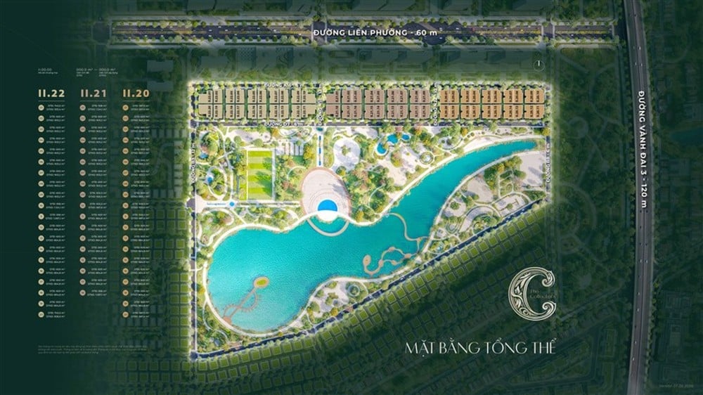 Mặt bằng dinh thự The Collectors'